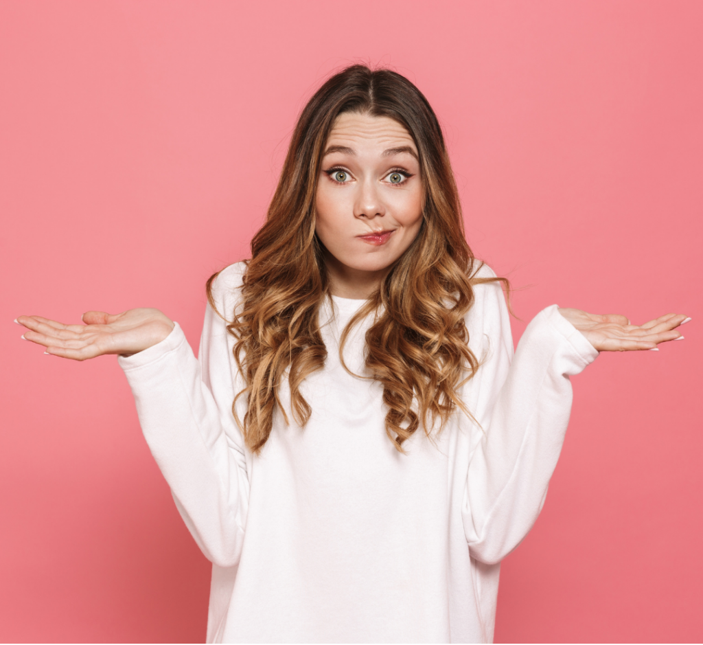 Young Woman confused.