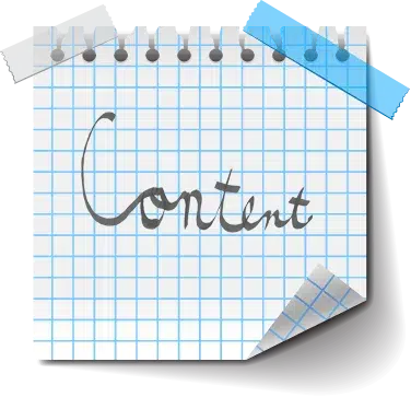 note image saying Content calligraphy by Jocelyn